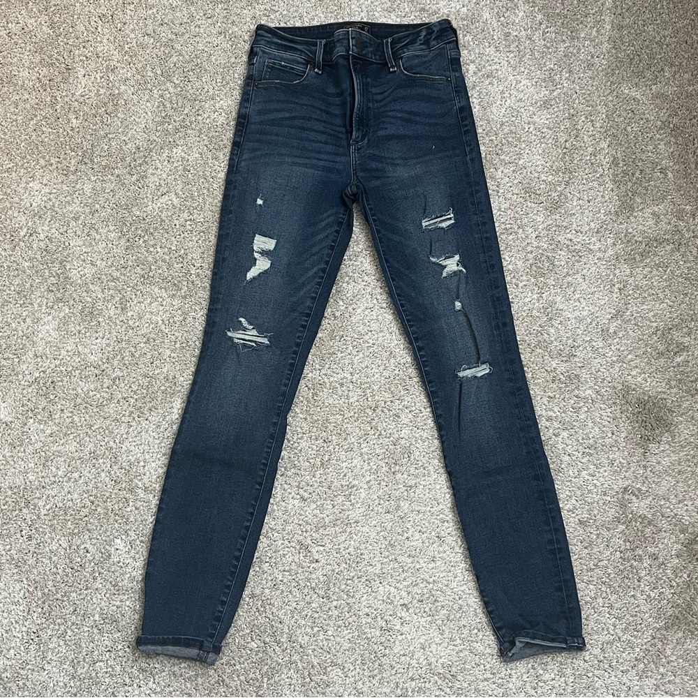 Abercrombie High Rise Super Skinny Jeans